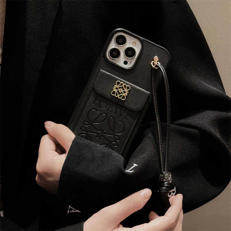 Luxury Leather Wallet Case With Bracelet For iPhone 12-16 Pro
