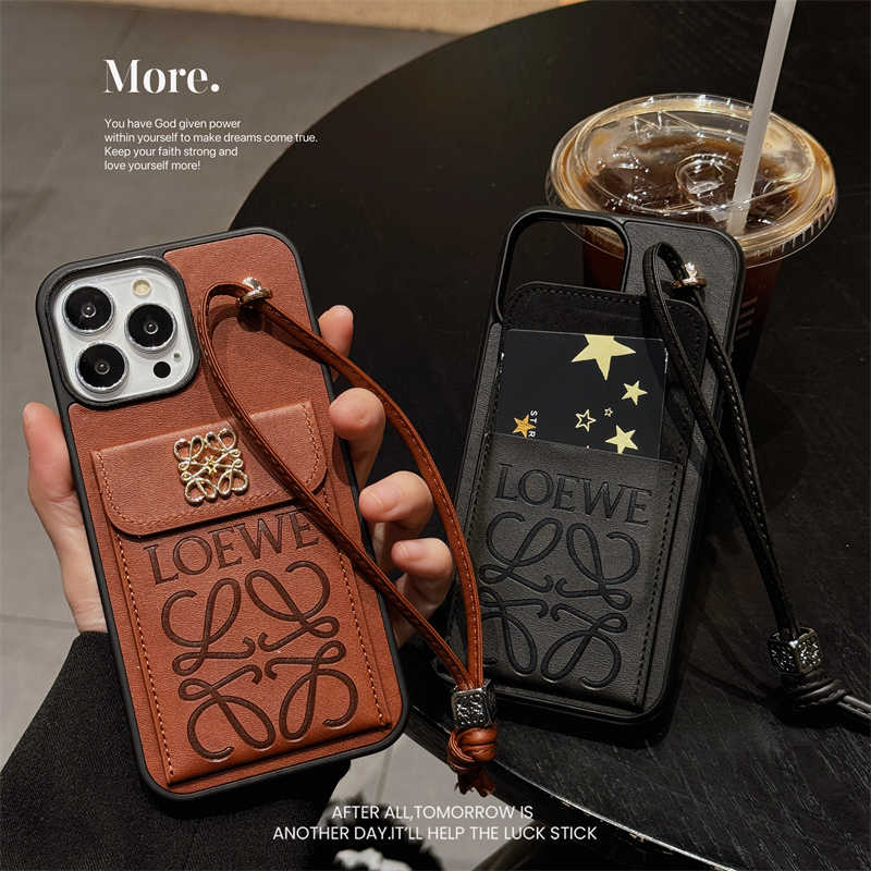Luxury Leather Wallet Case With Bracelet For iPhone 12-16 Pro