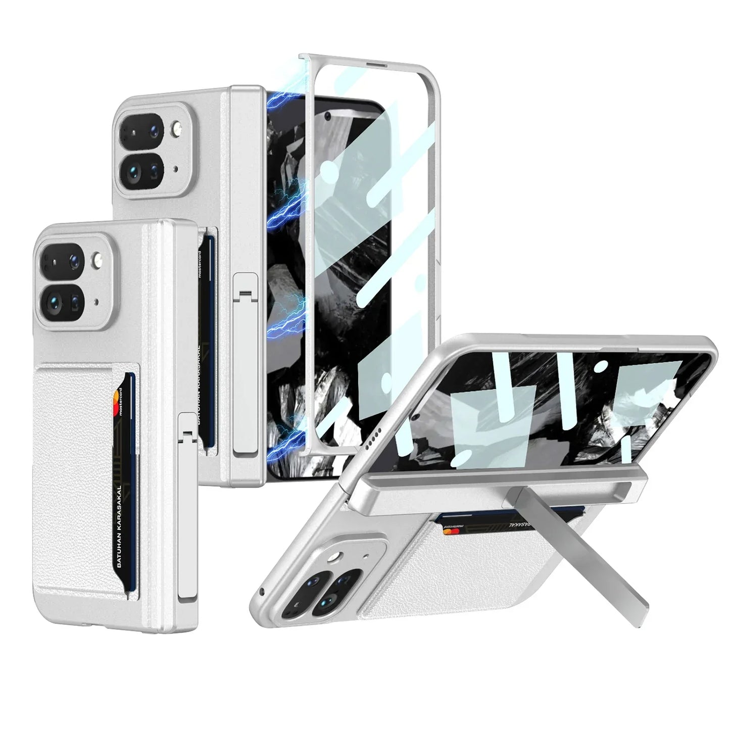 Full Protection Case with Card Holder For Google Pixel 9 Pro Fold