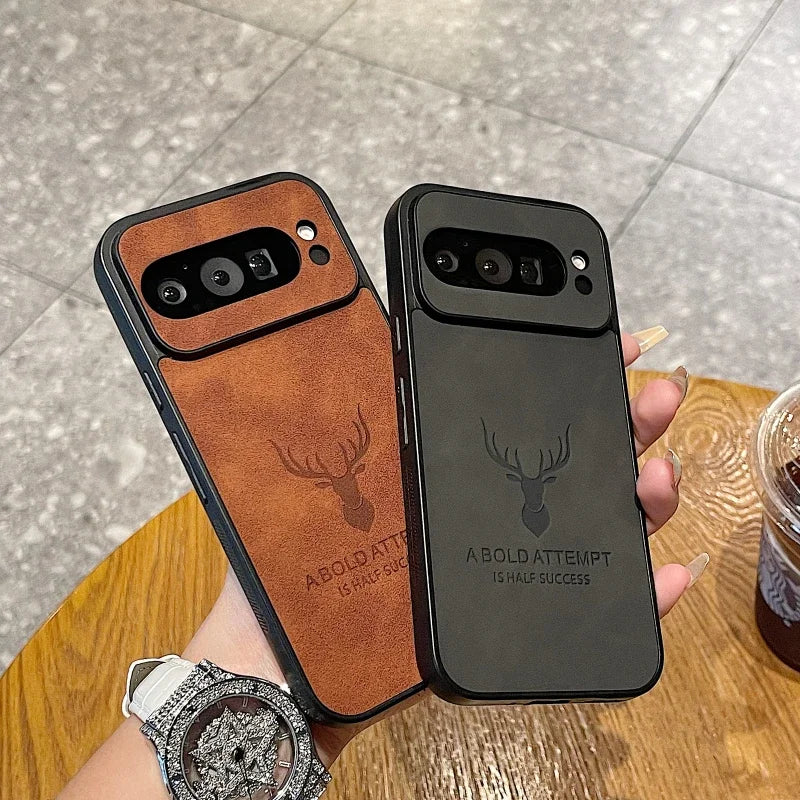 Luxury Leather Matte Case For Google Pixel 9/9 Pro/8/7A