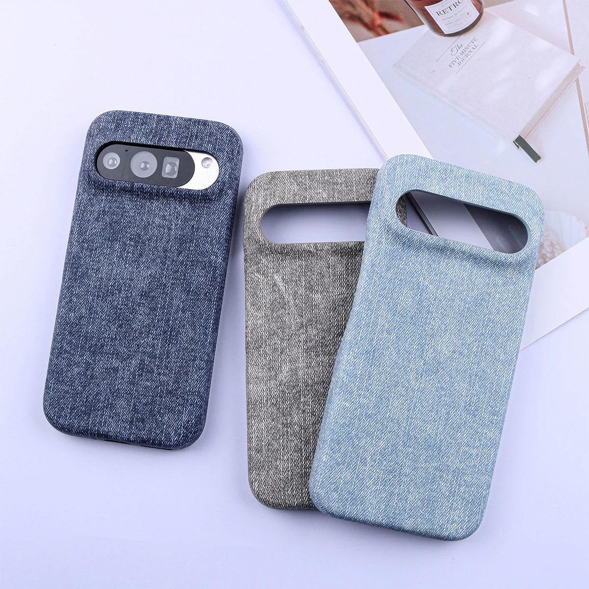 Luxury Cowboy-Pattern PU Leather Case for Google Pixel 9 XL / 8 / 7 / 6 Pro / 7a / 6a
