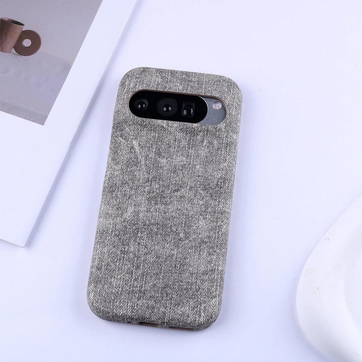Luxury Cowboy-Pattern PU Leather Case for Google Pixel 9 XL / 8 / 7 / 6 Pro / 7a / 6a