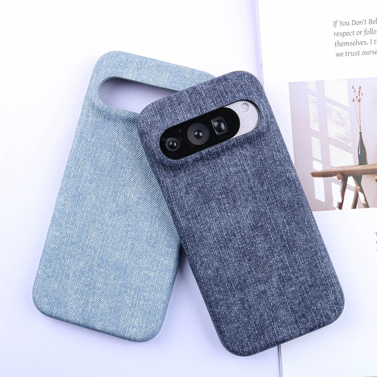 Luxury Cowboy-Pattern PU Leather Case for Google Pixel 9 XL / 8 / 7 / 6 Pro / 7a / 6a