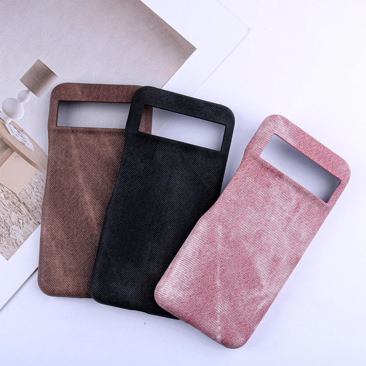 Luxury Cowboy-Pattern PU Leather Case for Google Pixel 9 XL / 8 / 7 / 6 Pro / 7a / 6a