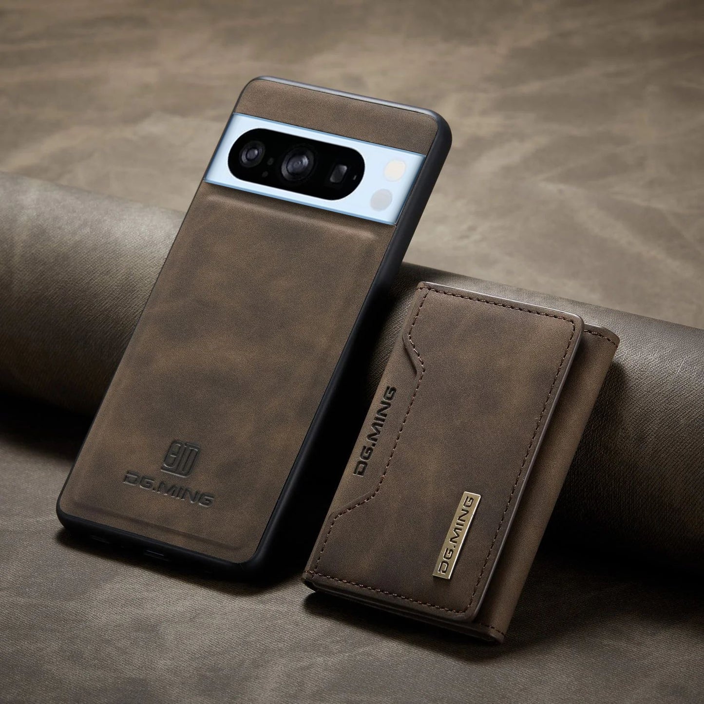 2 in 1 Detachable Leather Wallet Case For Google Pixel Phones