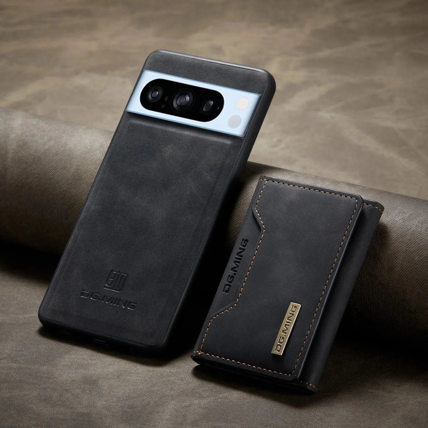 2 in 1 Detachable Leather Wallet Case For Google Pixel Phones