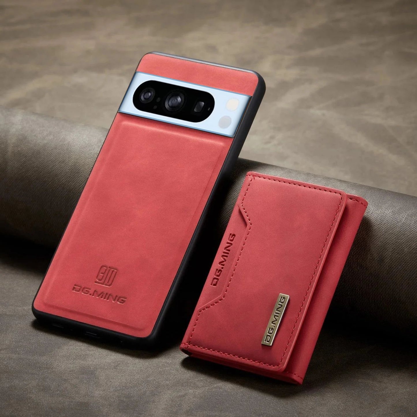 2 in 1 Detachable Leather Wallet Case For Google Pixel Phones