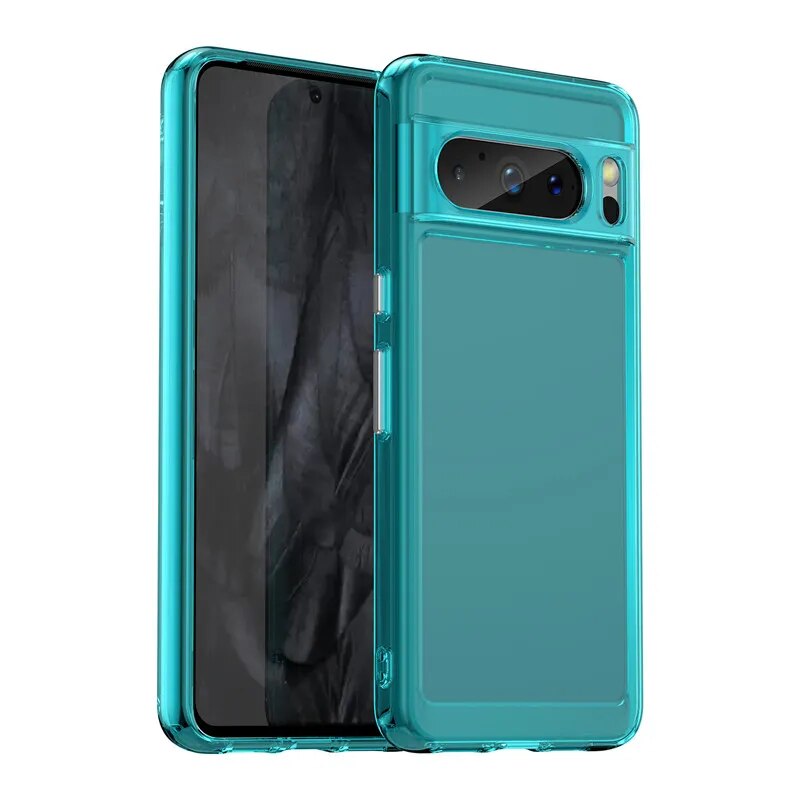 Transparent Shockproof Bumper Case For Google Pixel 8 Series