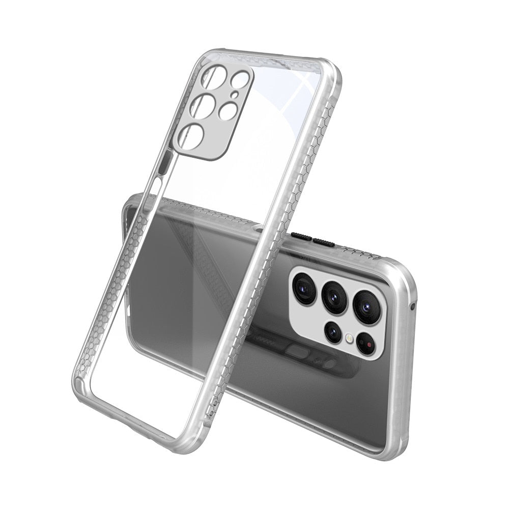 Case Tire Pattern Clear Acrylic Cover Sumsung S22 Series