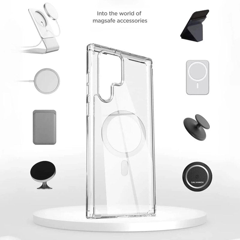 Magnetic Wireless Charger Case For Samsung Galaxy S22 Series