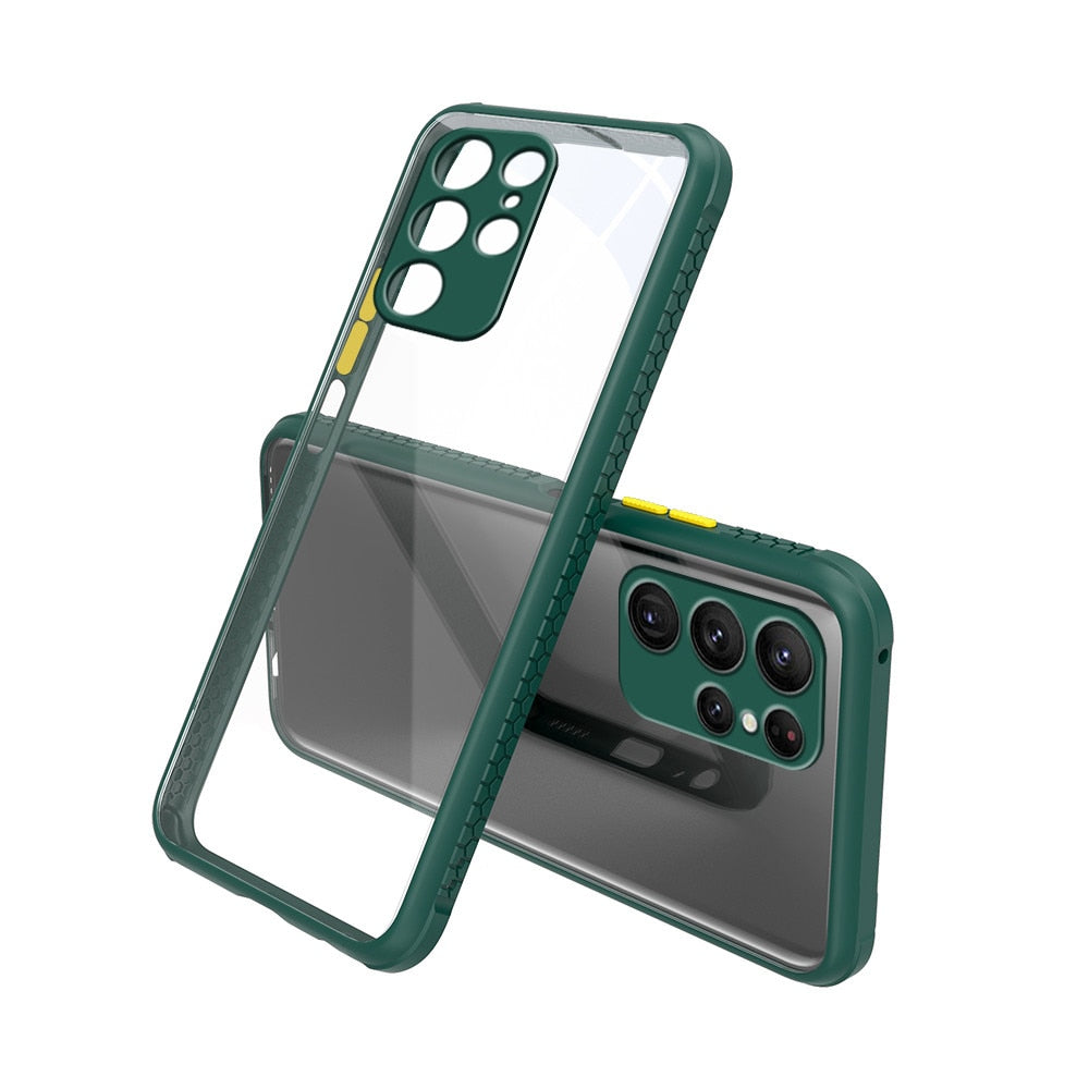 Case Tire Pattern Clear Acrylic Cover Sumsung S22 Series