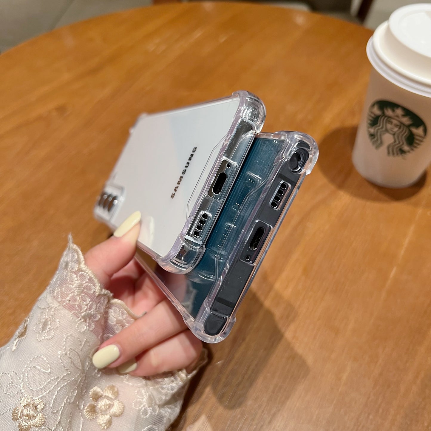 Transparent Shockproof Case for Samsung S22 Series