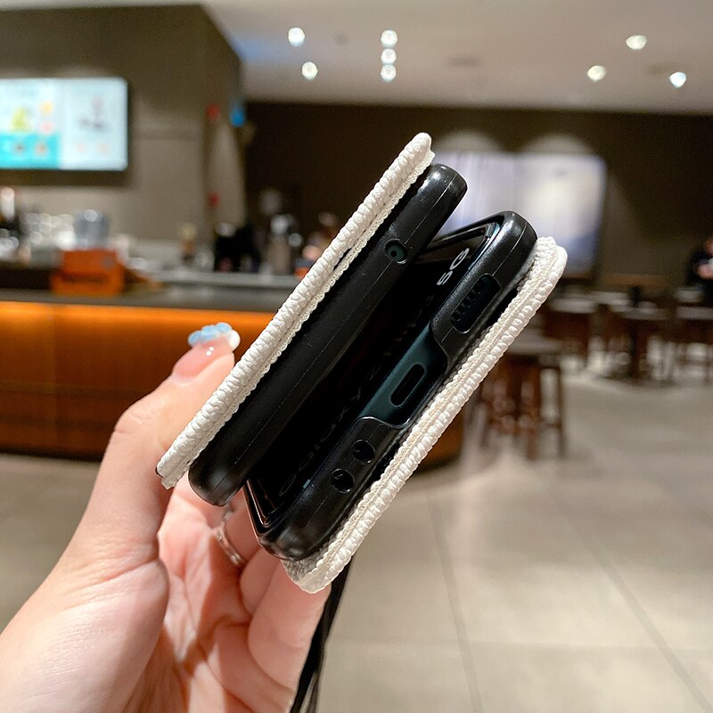 Luxury Wave Point Full Protection Phone Case For Samsung Galaxy Z Flip 3