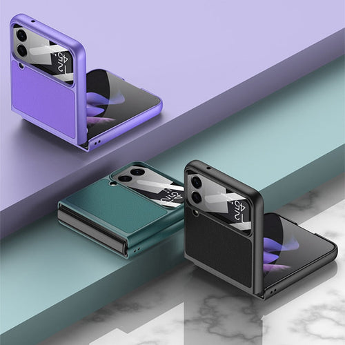 Wallet Leather Case For Samsung Galaxy Z Flip 4