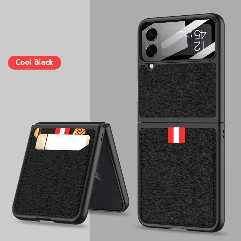 Wallet Leather Case For Samsung Galaxy Z Flip 4