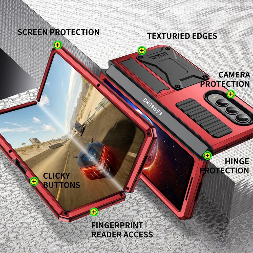 Shockproof Heavy Duty Armor Case For Samsung Galaxy Z Fold4