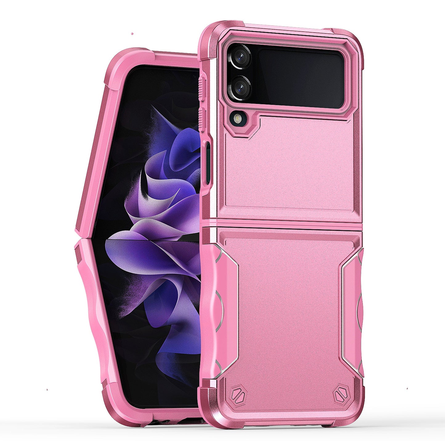 Stripes Hard Protective Case for Galaxy Z Flip4 & Flip 3 Anti-Shock Folding
