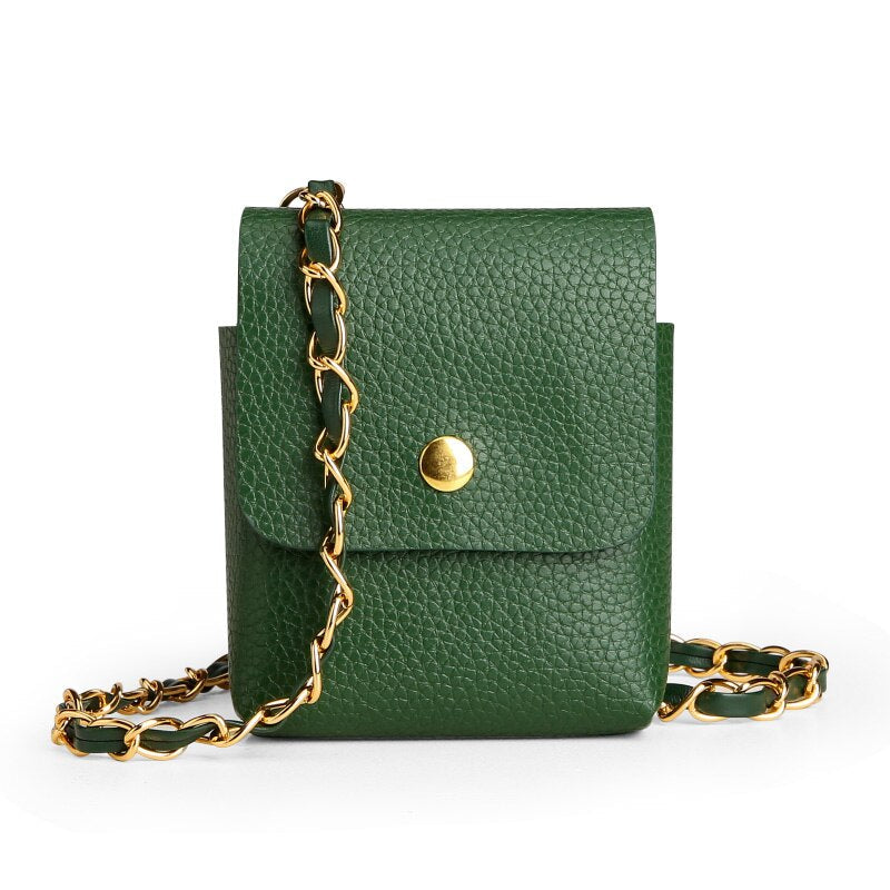Crossbody Leather Mini Phone Bag For Samsung Galaxy Z Flip 4, 3, Series