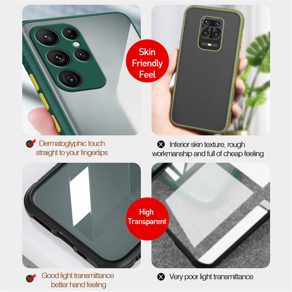 Case Tire Pattern Clear Acrylic Cover Sumsung S22 Series