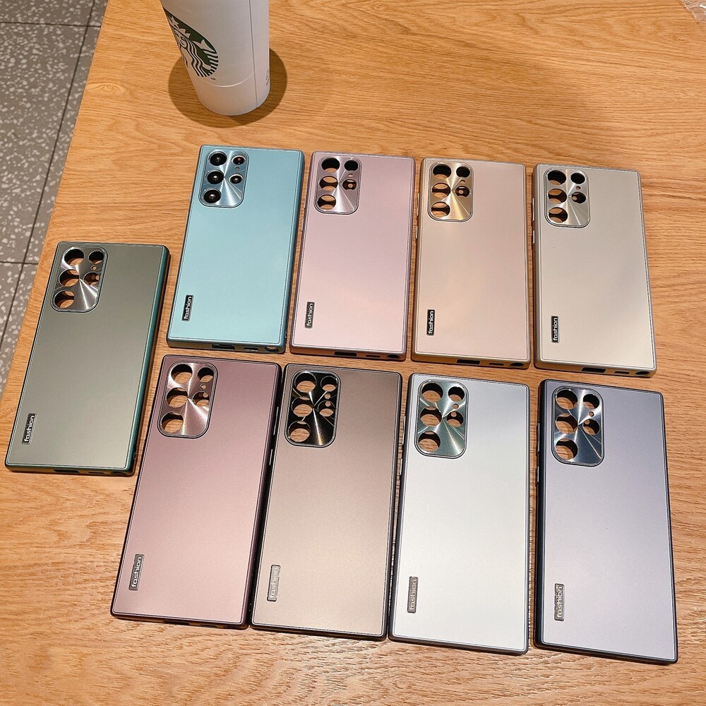 Luxury Metal Frame Case for Samsung Galaxy S22 Series