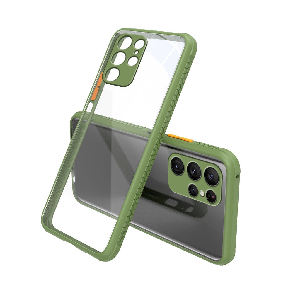 Case Tire Pattern Clear Acrylic Cover Sumsung S22 Series