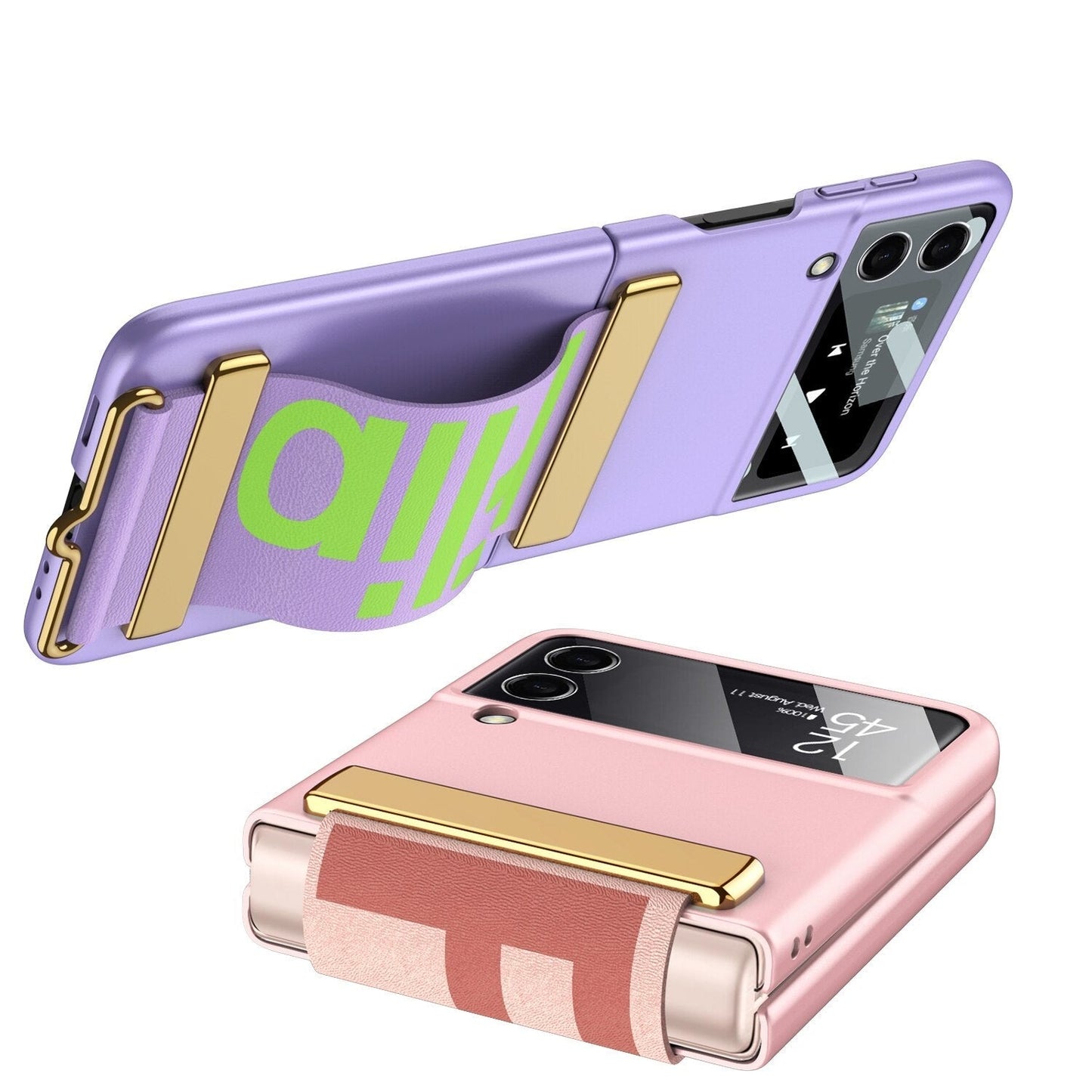 Wristband Bracket Case For Samsung Galaxy Z Flip 4
