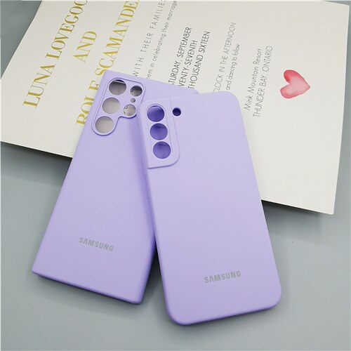 Silky Silicone Cover Soft-Touch Back Protective Housing For Samsung Galaxy S22
Series