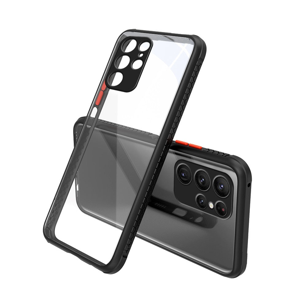 Case Tire Pattern Clear Acrylic Cover Sumsung S22 Series
