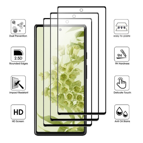 Curved Screen Protector Tempered Glass For Google Pixel 6/7/8 Series