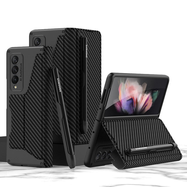 Flip Folding Leather Case For Z Fold 3
