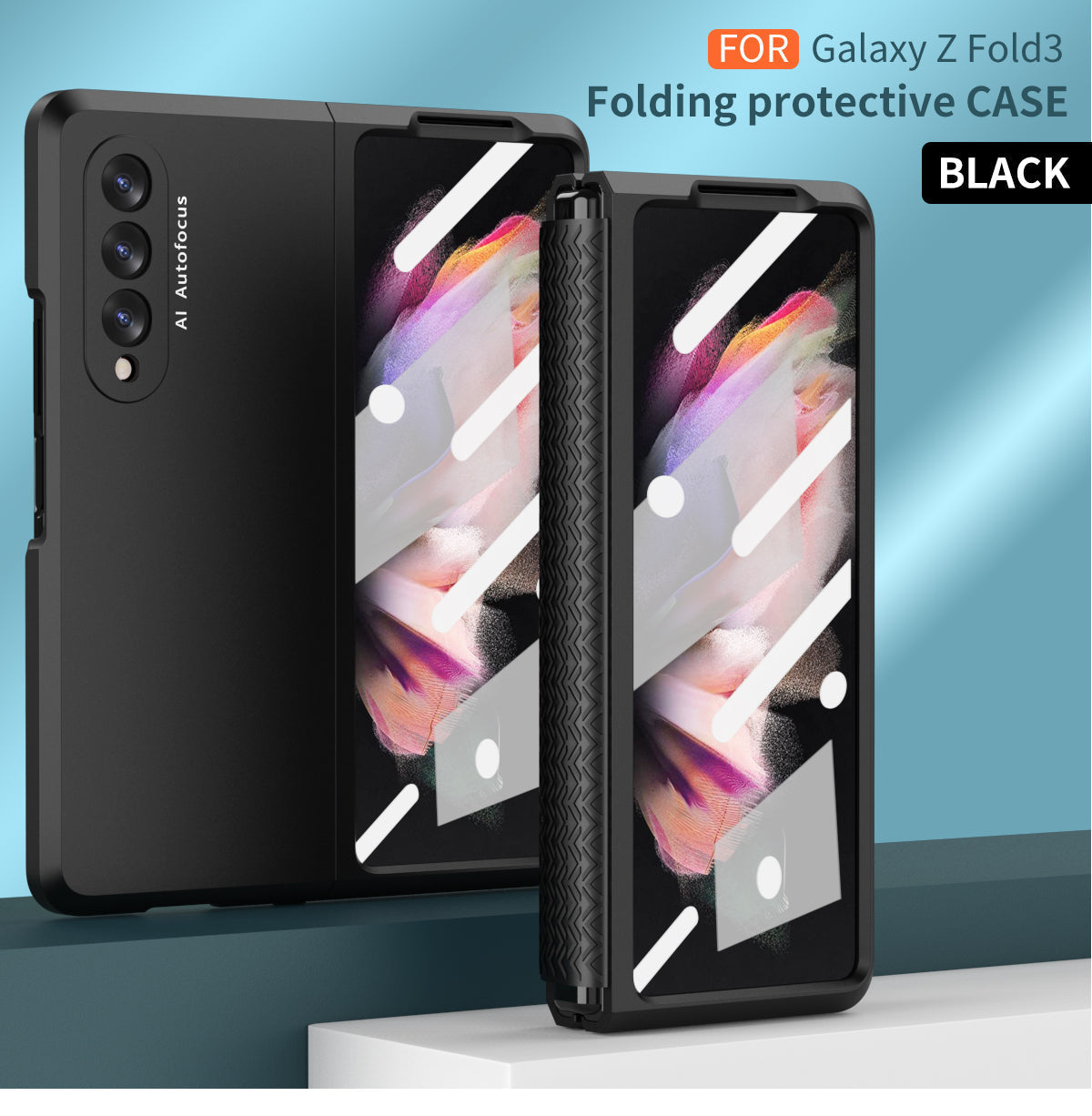 Full Protection Hard Plastic Case For Z Fold 3