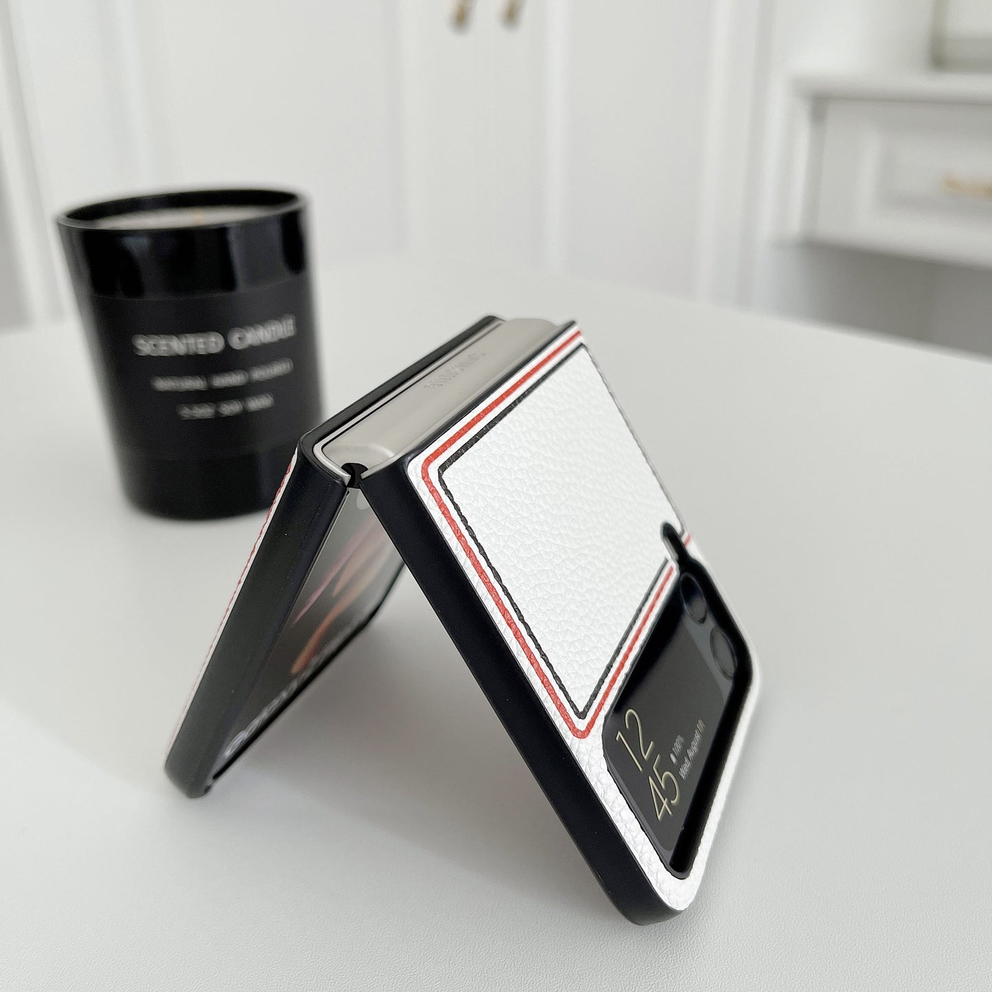 Fashion Joint name Lychee Case for Samsung Galaxy Z Flip 3 5G