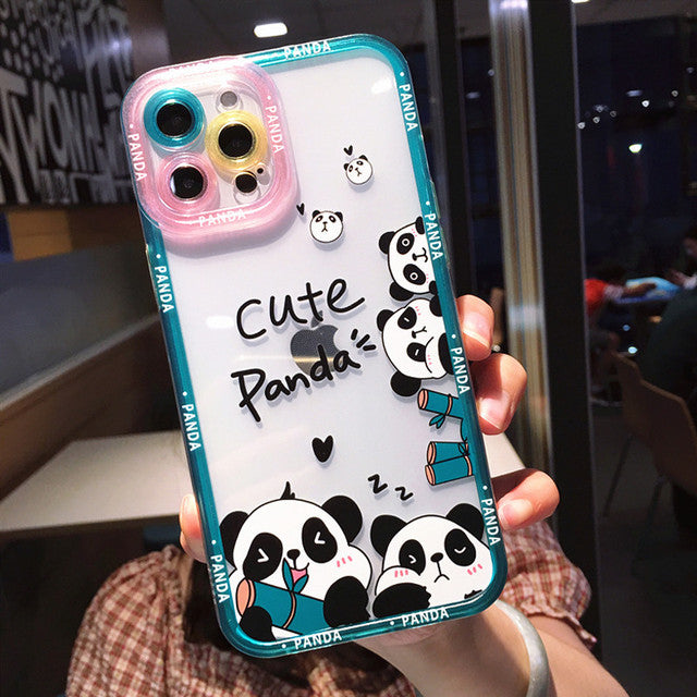 Cute Panda Animal Phone Case Phone Case For iPhone