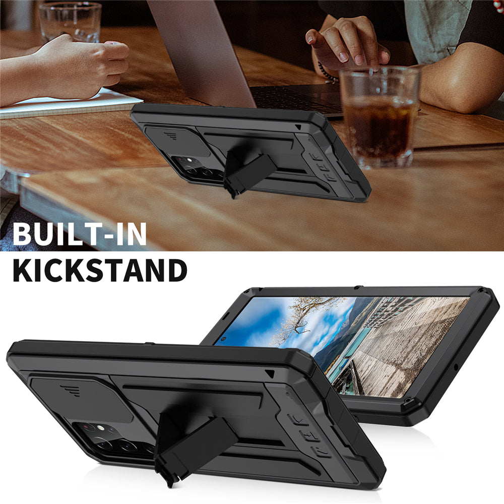 Metal Anti-fall With Stand Cover For Samsung Galaxy S22 Series