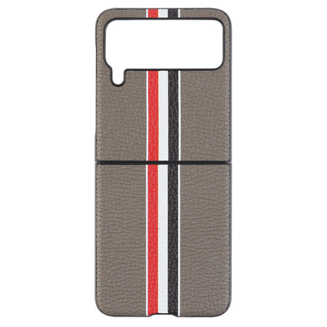 Fashion stripe Case for Samsung Galaxy Z Flip 3
