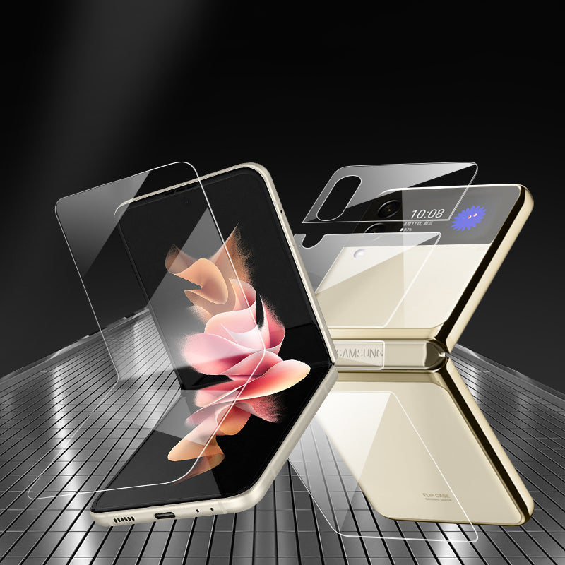 3 IN 1 Protective Film For Galaxy Z Flip Series 5G Front Back