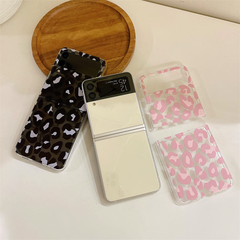 Pink Leopard Luxury Phone Case for Samsung Galaxy Z