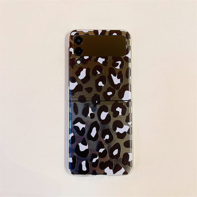 Pink Leopard Luxury Phone Case for Samsung Galaxy Z