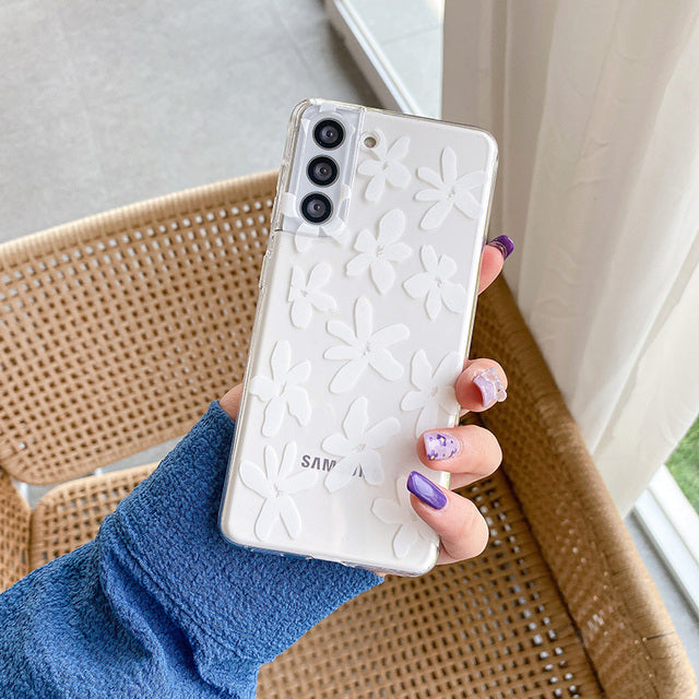 Daisy Flower Phone Case for Samsung Galaxy S22