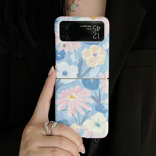 Watercolour Flowers Case For Samsung Galaxy Z Flip 3