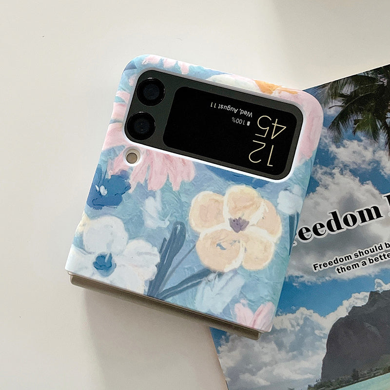 Watercolour Flowers Case For Samsung Galaxy Z Flip 3
