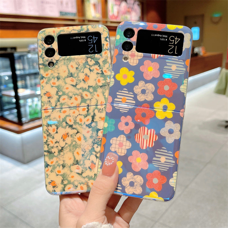 Cute Colorful Colors Phone Cases For Samsung Galaxy Z Flip 3 5G