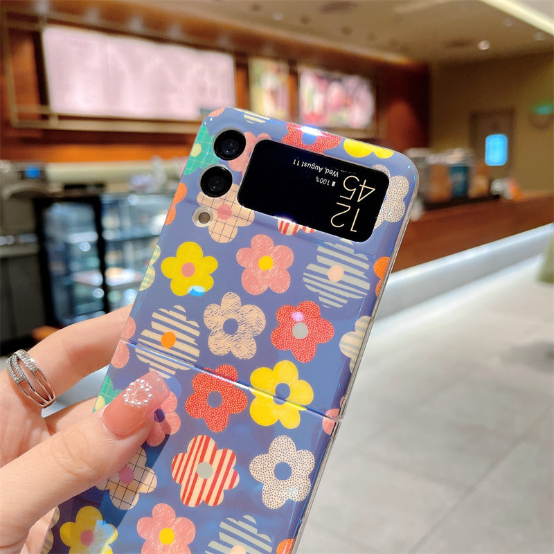 Cute Colorful Colors Phone Cases For Samsung Galaxy Z Flip 3 5G