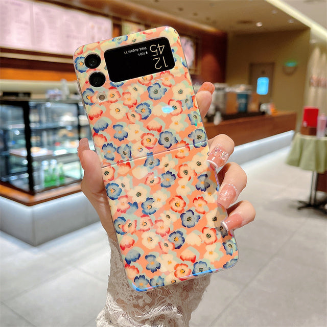 Cute Colorful Colors Phone Cases For Samsung Galaxy Z Flip 3 5G