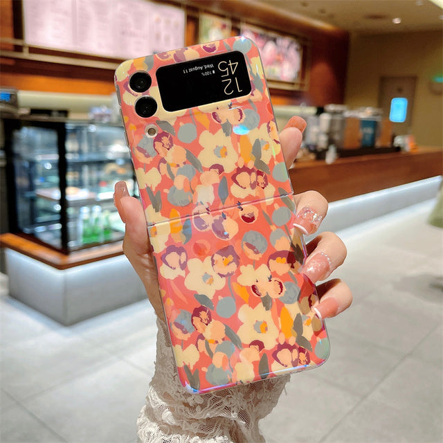 Cute Colorful Colors Phone Cases For Samsung Galaxy Z Flip 3 5G