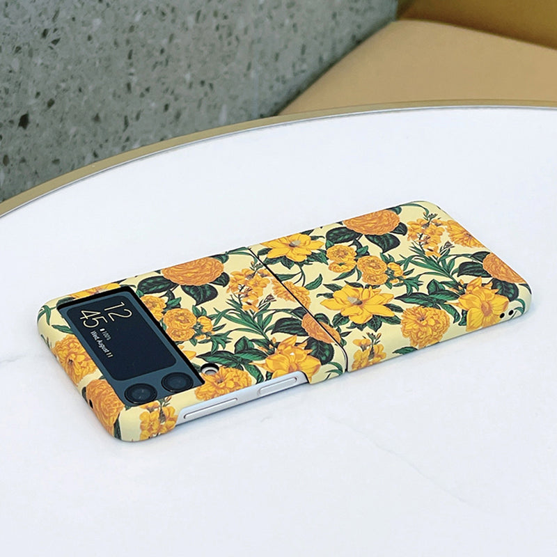 Vintage Flowers Case For Samsung Galaxy Z Flip 3