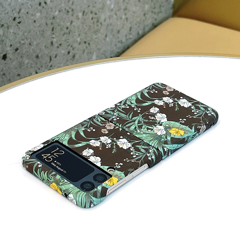 Vintage Flowers Case For Samsung Galaxy Z Flip 3