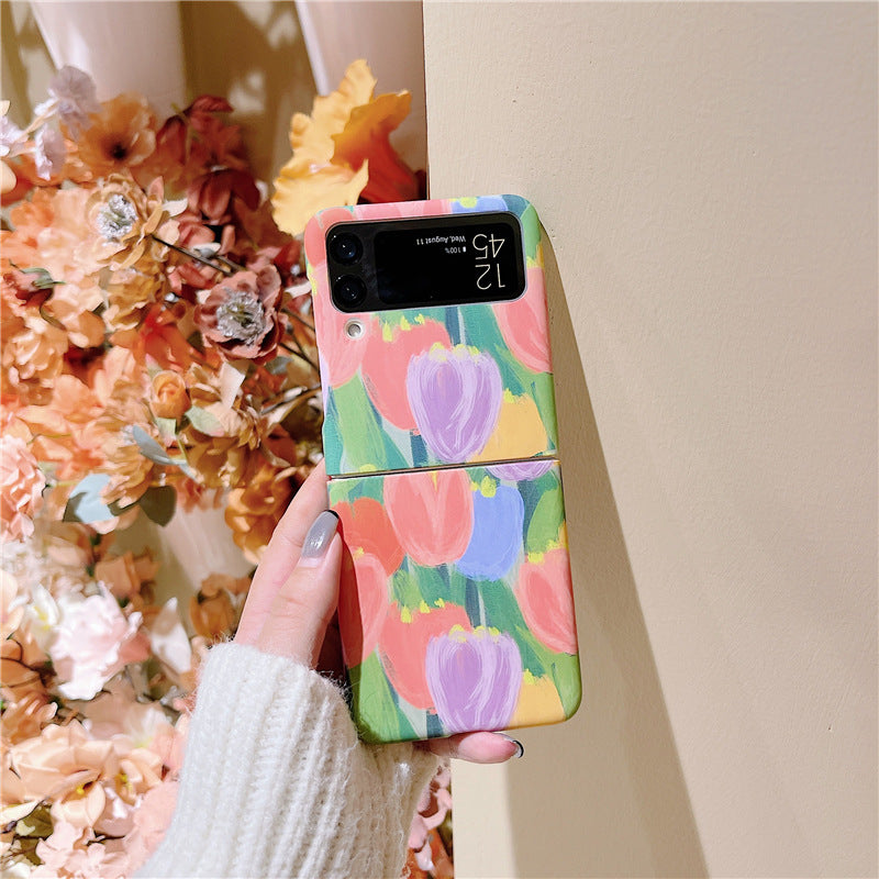 New Tulip flowers Case For Samsung Galaxy Z Flip 3