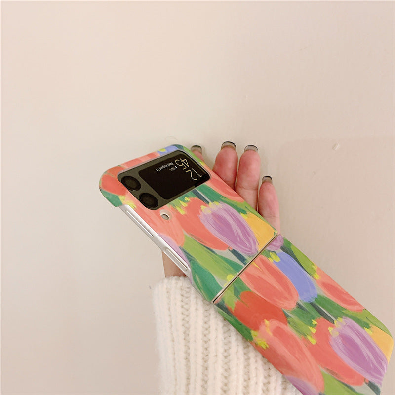 New Tulip flowers Case For Samsung Galaxy Z Flip 3