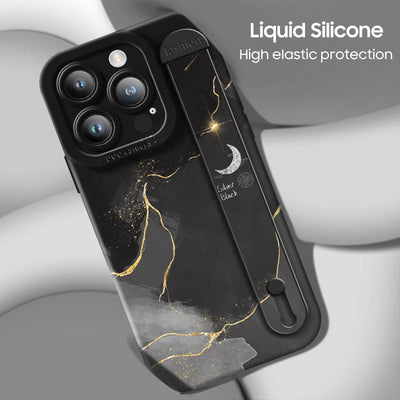 iPhone Series | Watercolor Liquid Silicone Wristband Phone Case